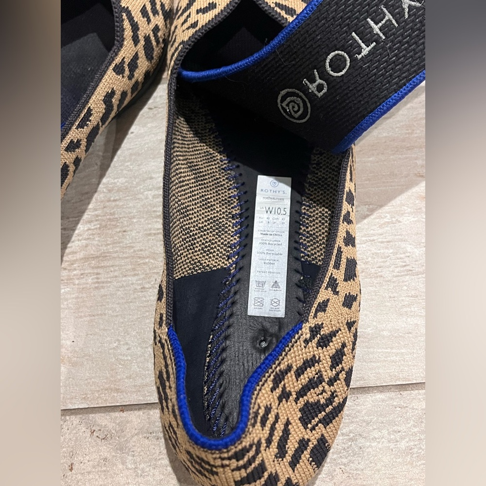 Rothy's Leopard Print Women's Flats - Picture 9 of 9